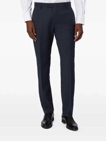 Pantaloni croiți Boggi Milano albastru