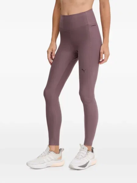 Leggings Puma cu imagine violet
