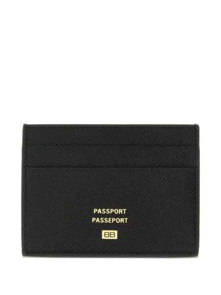 Портмоне Balenciaga с принт черно