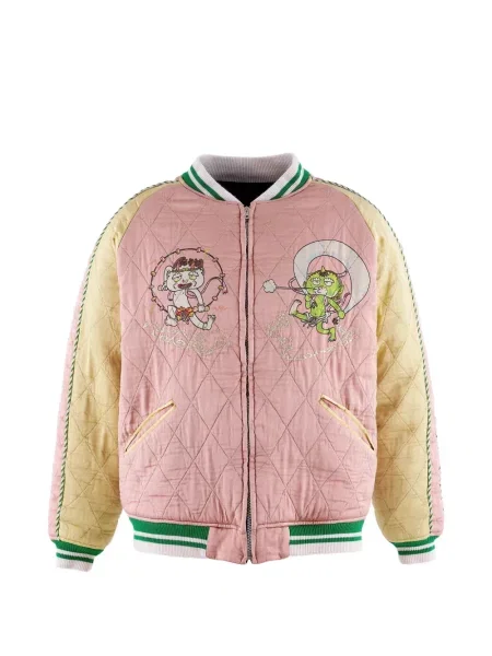 Reversibil geacă bomber Takashi Murakami roz