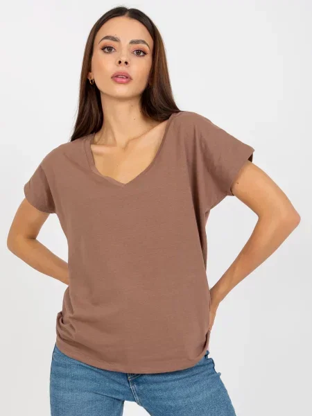 Tricou Fashionhunters maro