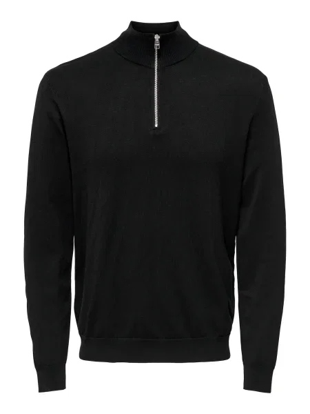 Only & Sons Pulover Wyler' negru
