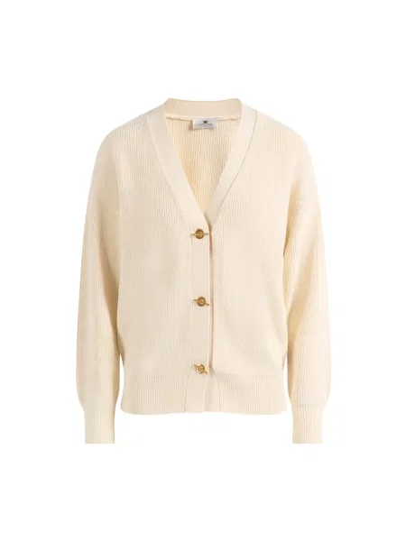 Sweter Elisabetta Franchi beżowy