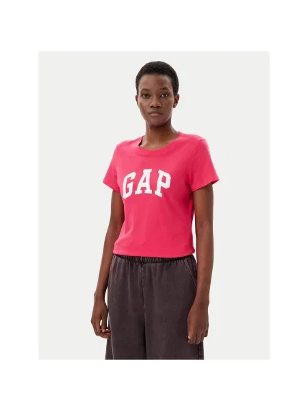 Gap T-Shirt Regular Fit ροζ