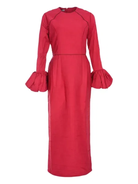 Maksi sukienka maxi Baruni garniturowa czerwona