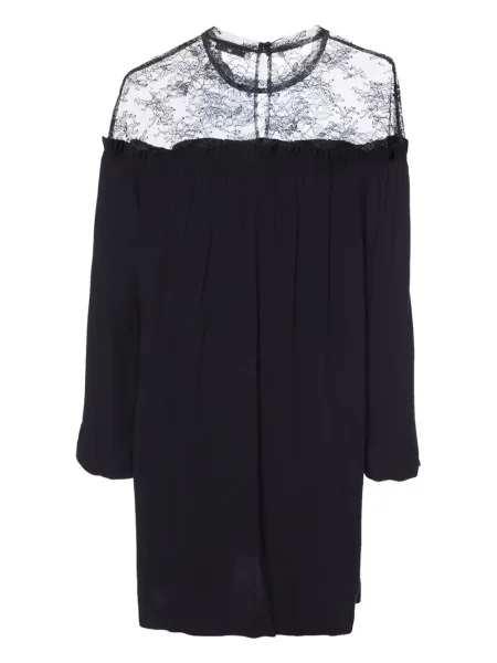 Rochie de dantelă Sandro din dantelă negru