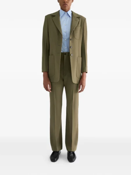 Cămașă Jil Sander din poplin albastru