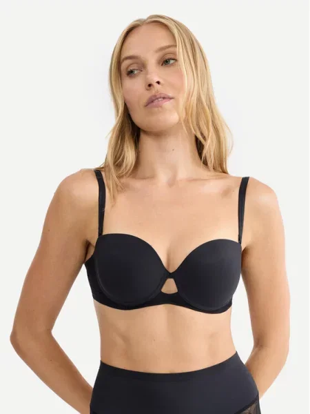 Triumph Sutien Balconette Comfort Contour negru