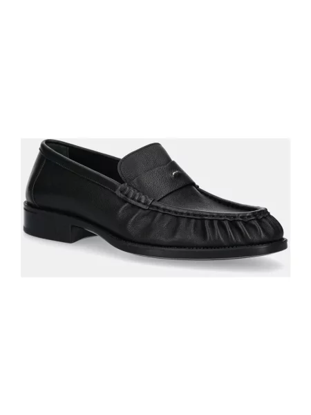Półbuty Giuseppe Zanotti zamszowe czarne