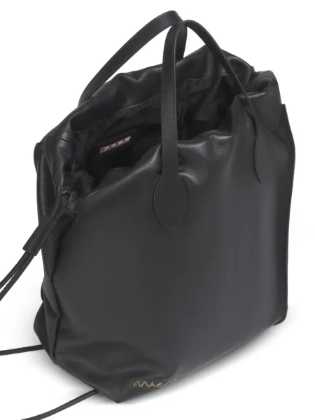 Rucsac Marni din piele negru