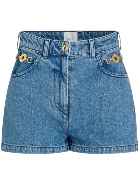 Pantaloni scurți din denim Patou albastru