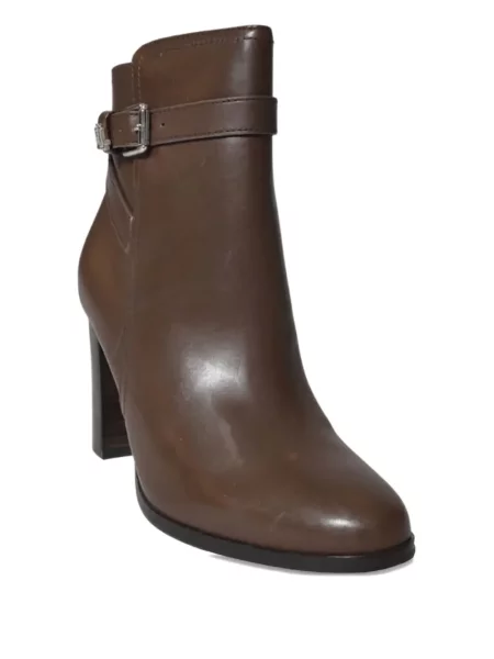 Botine Lauren Ralph Lauren cu cataramă maro