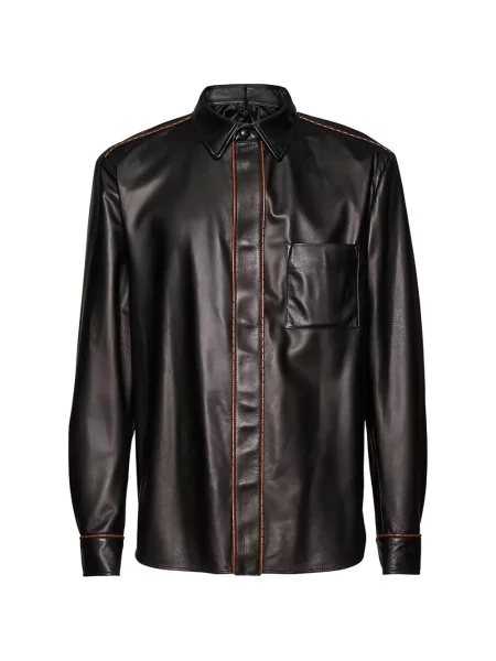 Geanta de piele Ferragamo maro