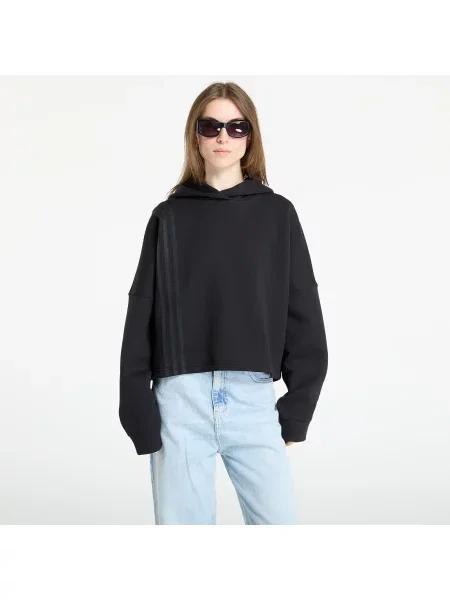 Bluza z kapturem Adidas Originals w paski czarna