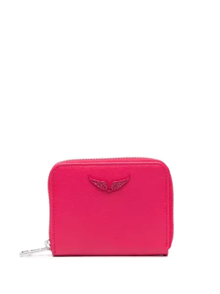 Portofel Zadig&voltaire din piele roz