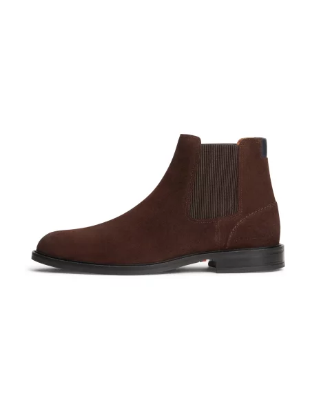 TOMMY HILFIGER Ghete chelsea Corporate Dressy' maro