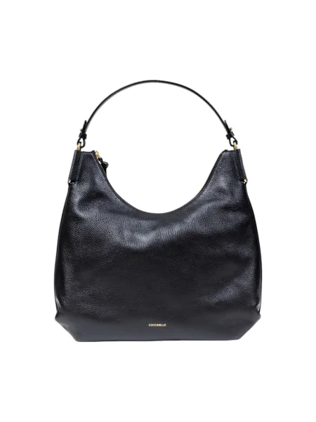 Torebka hobo Coccinelle skórzana czarna