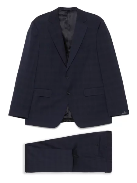 Costum Scabal în carouri de costum albastru