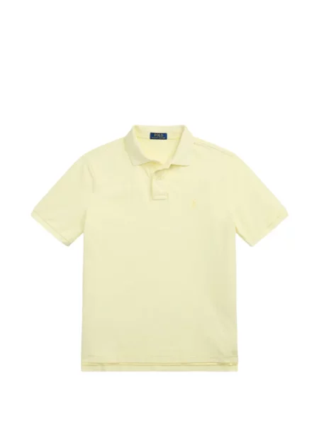 Хавлиени препасан карирана риза Polo Ralph Lauren синьо