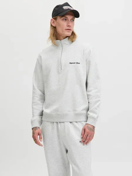 JACK & JONES Majica JORNORREBRO črna / pegasto bela
