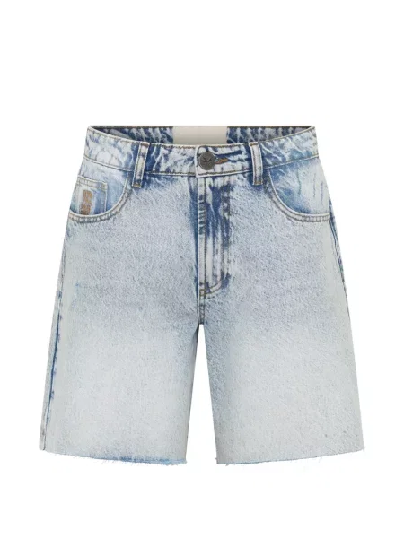 Pantaloni scurți din denim One Teaspoon albastru