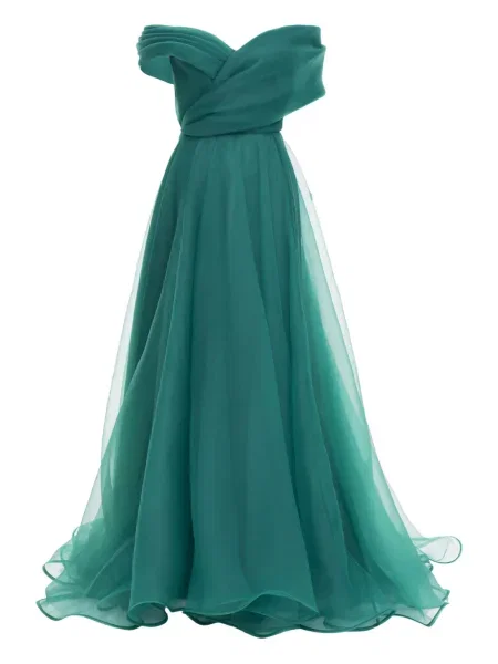 Rochie Ana Radu drapată verde