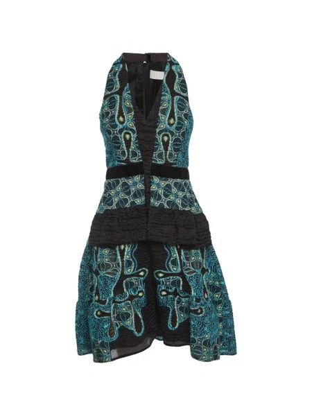 Rochie midi Peter Pilotto din jacard negru