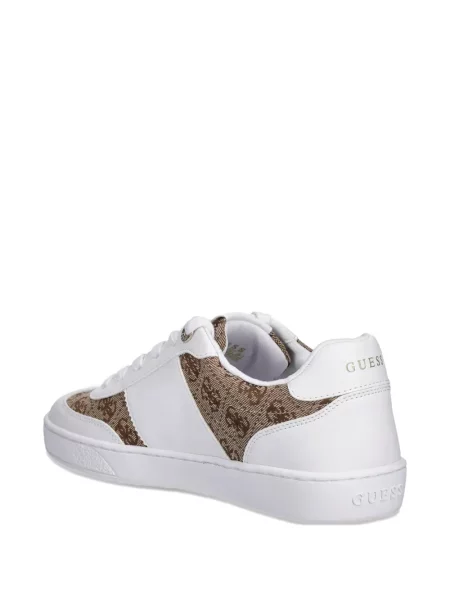 Sneakerși Guess cu imagine alb