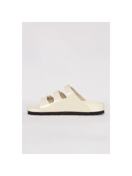 Klapki Birkenstock beżowe