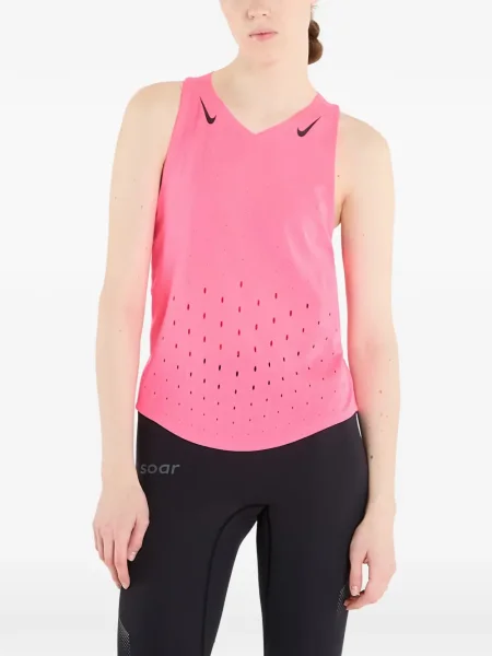 Top Nike cu decolteu în V roz