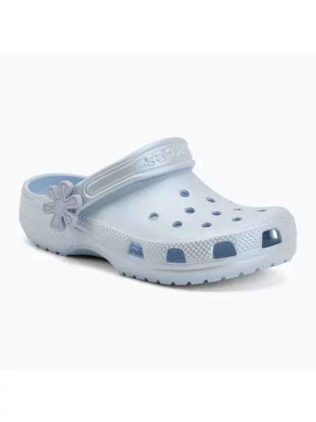Gyerek papucsok Crocs Classic Pearl Shine blue frost. Méret: EU kék
