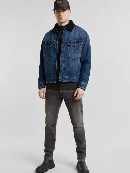 Трикотажний байкерський кардиган G-star Raw чорний
