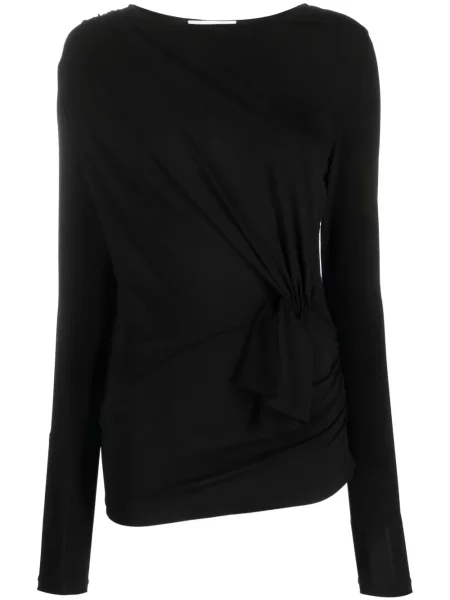 Top Nina Ricci din jerseu negru