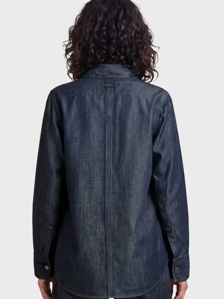 Сорочка G-star Raw синя