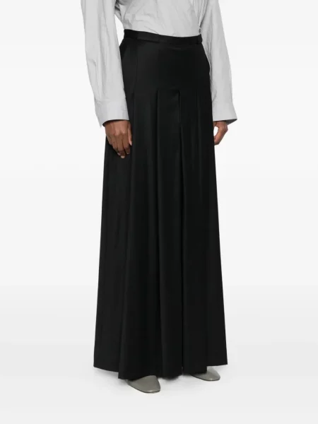 Pantaloni Co.go plisate negru
