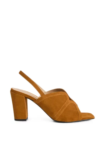 Sandale Momoni slingback maro