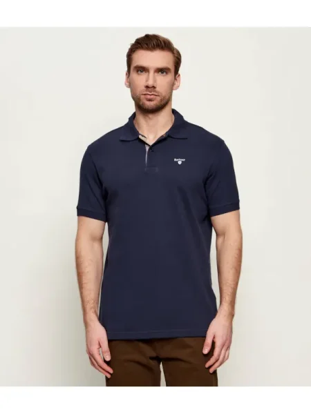 Barbour Tenisz póló Tartan | pique kék