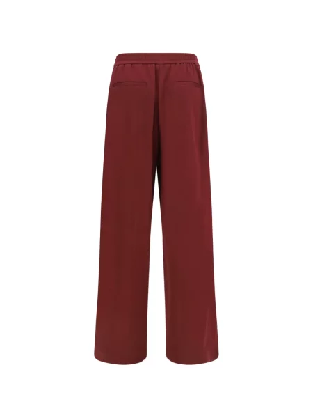 Pantaloni Brunello Cucinelli alergare roșu