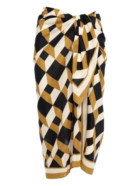 Fustă Eres de mătase negru