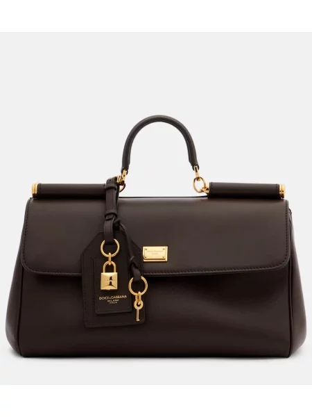 Geanta de piele Dolce&gabbana din piele maro