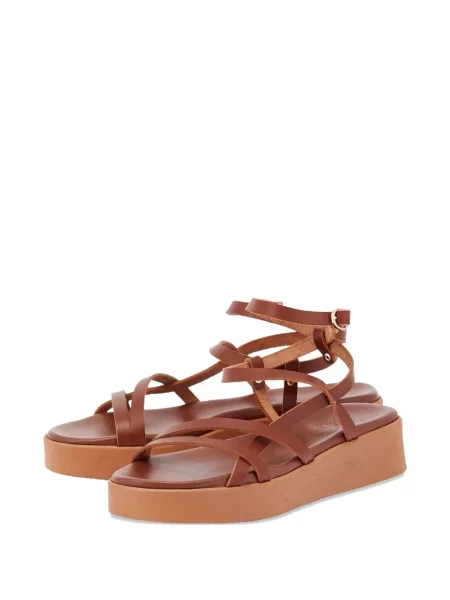 Sandale Ancient Greek Sandals cu platformă maro