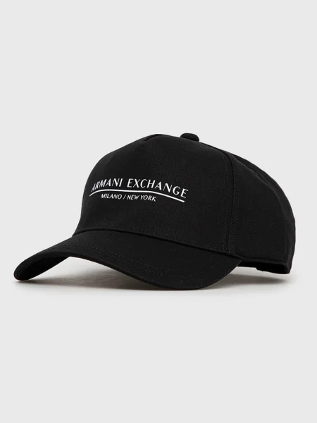 Kapa Armani Exchange črna