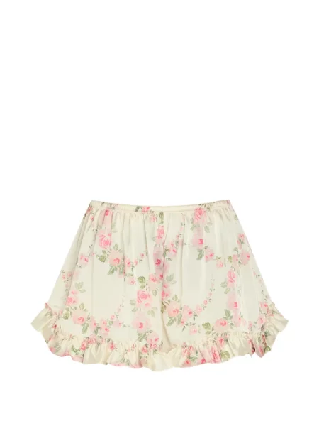 Pantaloni scurți Simone Rocha cu model floral cu imagine