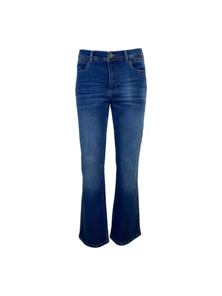 Jeansy dzwony 2-biz niebieskie