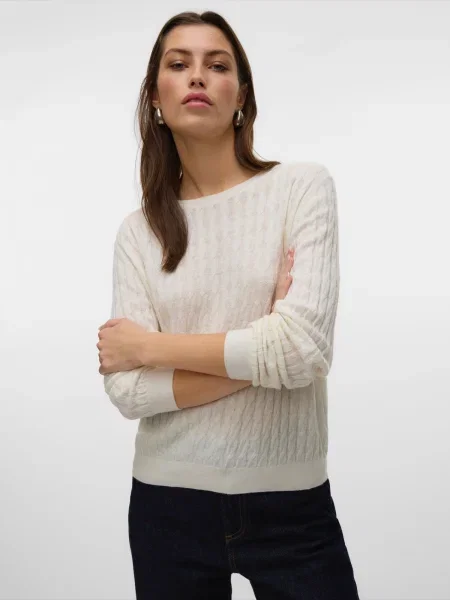 VERO MODA Pulover VMFLO' bej