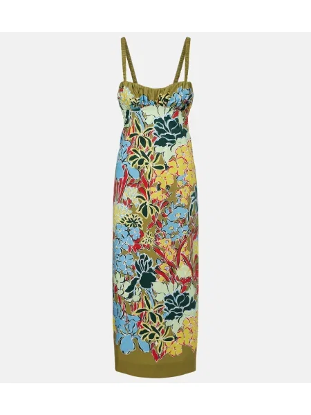 Rochie midi Alemais cu model floral