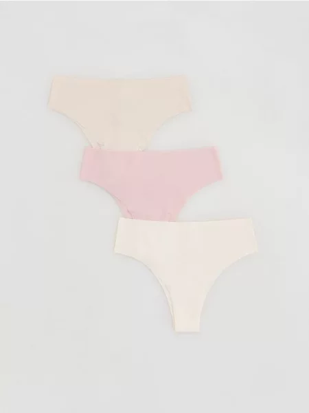 Reserved Set 3 chiloți hipster fără cusături nude