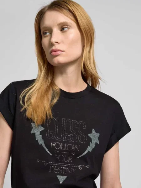 Guess T-Shirt czarny