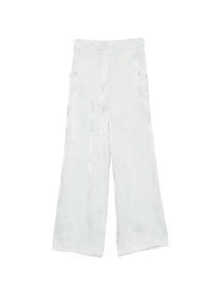 Pantaloni Calvin Klein cu model floral verde