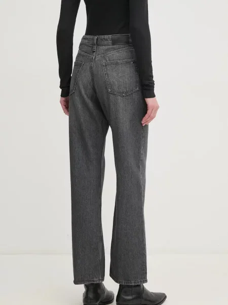 Džíny Tommy Hilfiger medium waist šedé